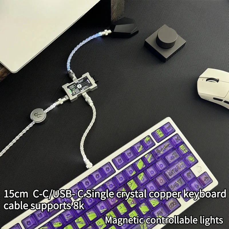 Esports Gaming Keyboard - 8K Mechanical Keyboard Cable Single Crystal
