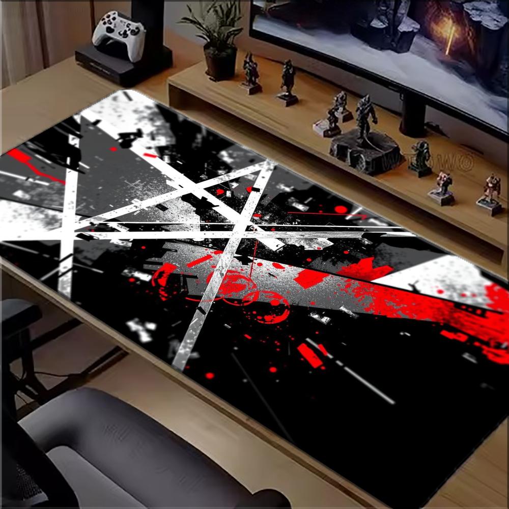 Esports And Gaming Industry - Red White Black Industrial Grunge Large