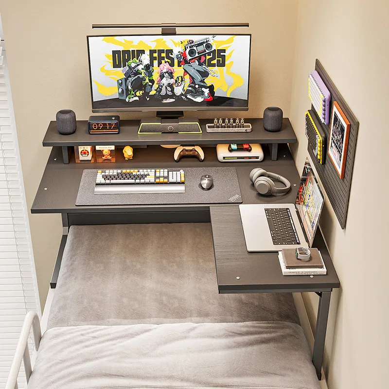 Esports Gaming Bed - L Shaped Corner Desk for Dormitory