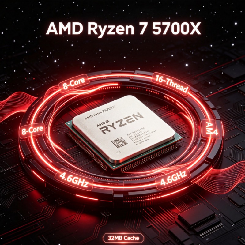 AMD Ryzen 7 5700X 8 Core 16 Th - Amd Cpu Ryzen 7 ulasan dan harga