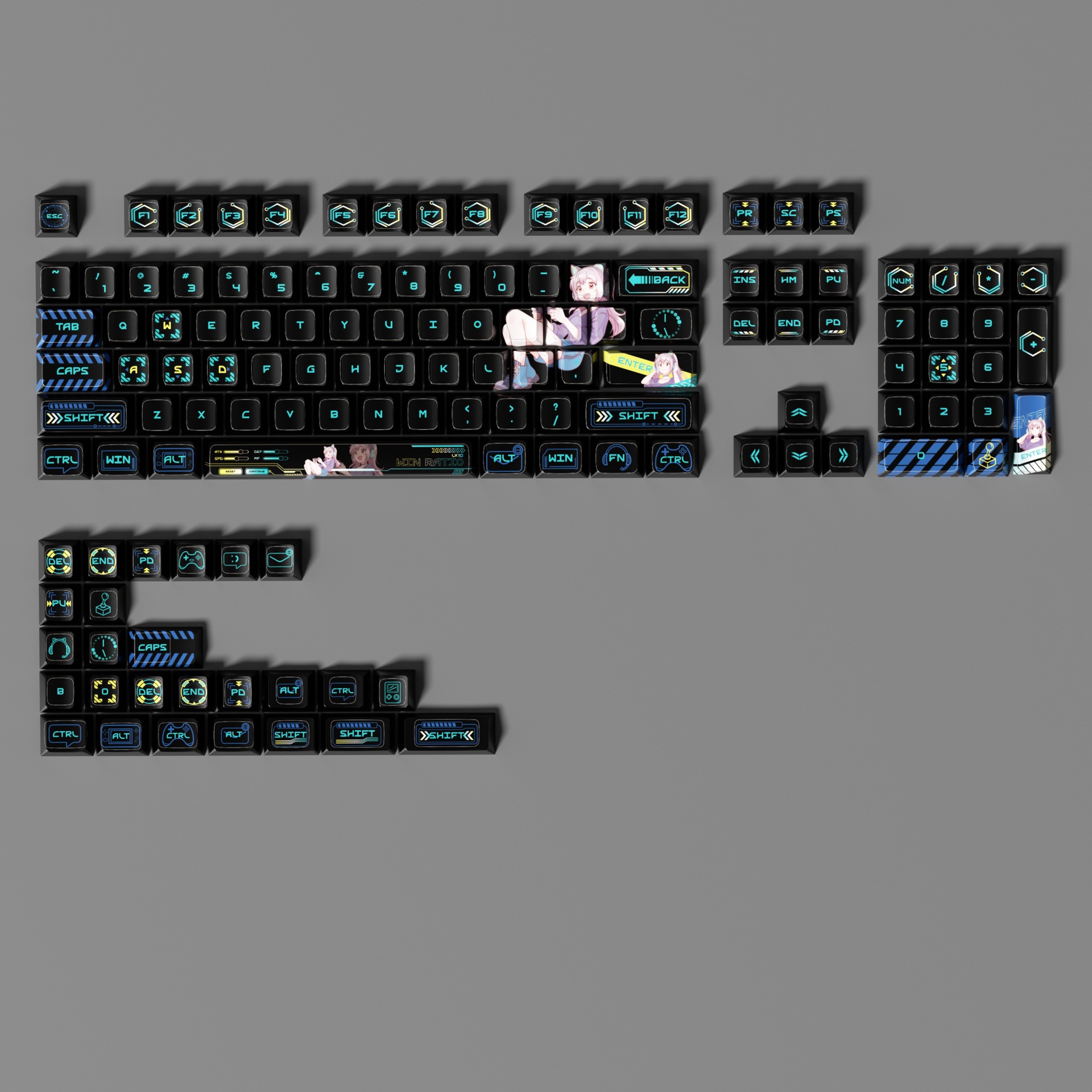 E-Sports Story - Black V1 Anim - Esports Gaming Keyboard ulasan dan harga