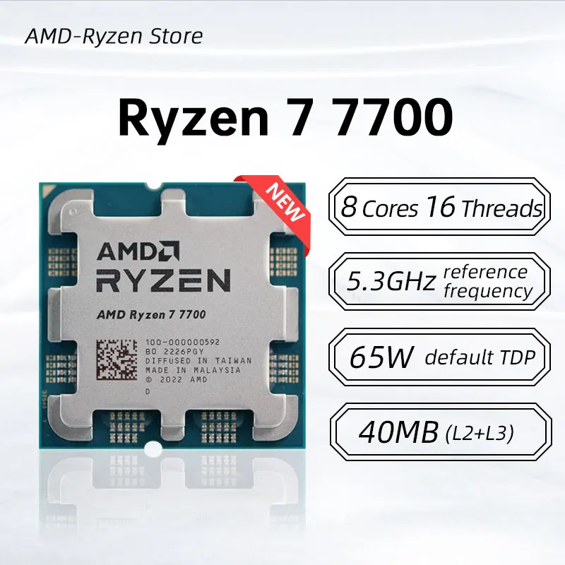 New AMD Ryzen 7 7700 Processor - Amd Cpu Ryzen 7 ulasan dan harga