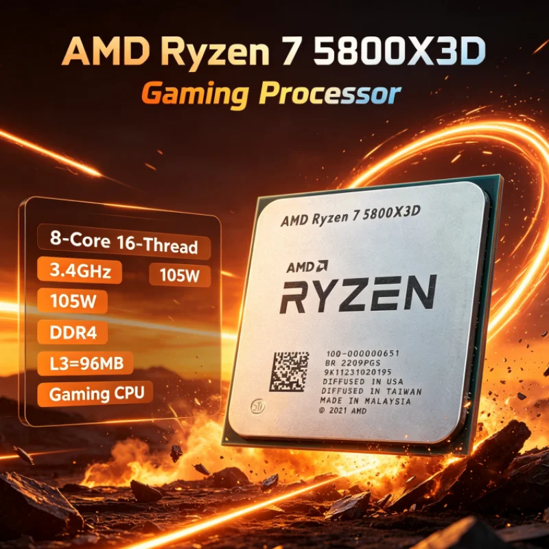 AMD R7 5800X3D 96 MB Gaming Pr - Amd Cpu Ryzen 7 ulasan dan harga