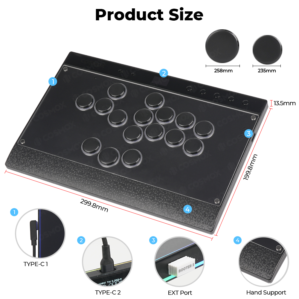 Haute42-COSMOX C16 Leverless C - Esports Gaming Controller ulasan dan harga