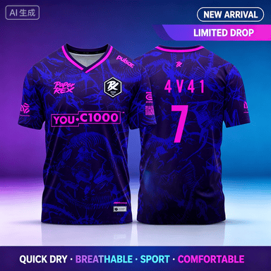 26_27 Paper Rex Valorant T-shi - Esports Gaming Team ulasan dan harga