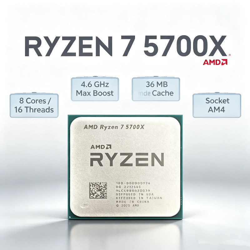 AMD Ryzen 7 5700X Gaming Deskt - Amd Cpu Ryzen 7 ulasan dan harga