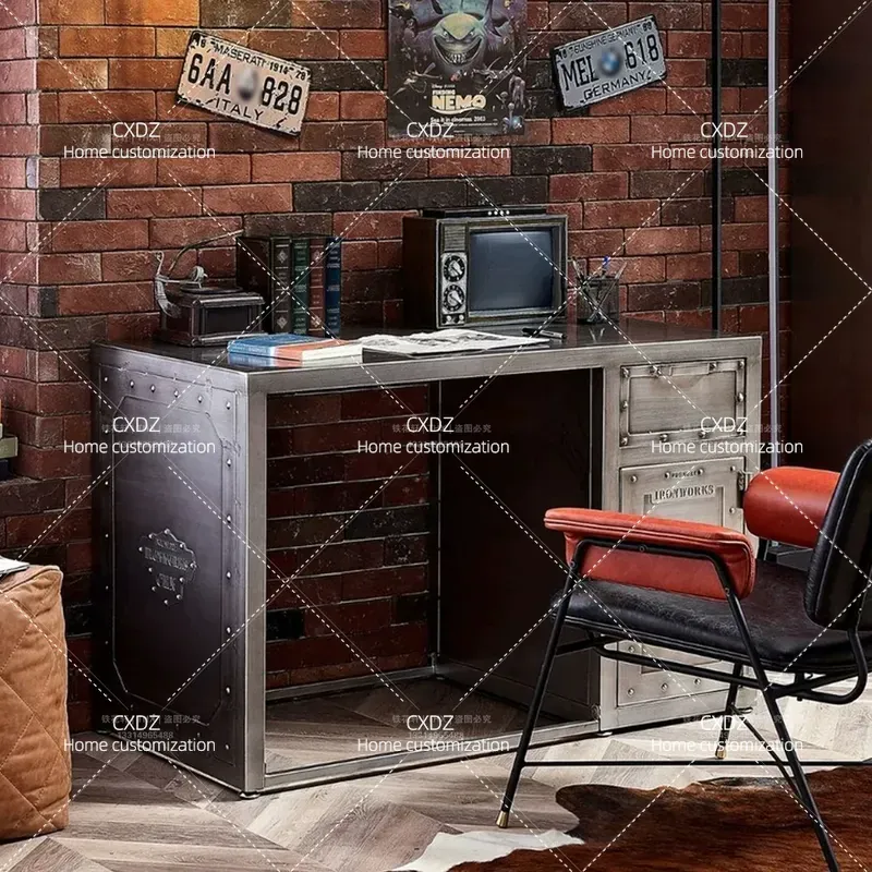 Industrial Style Computer Desk - Esports And Gaming Industry ulasan dan harga