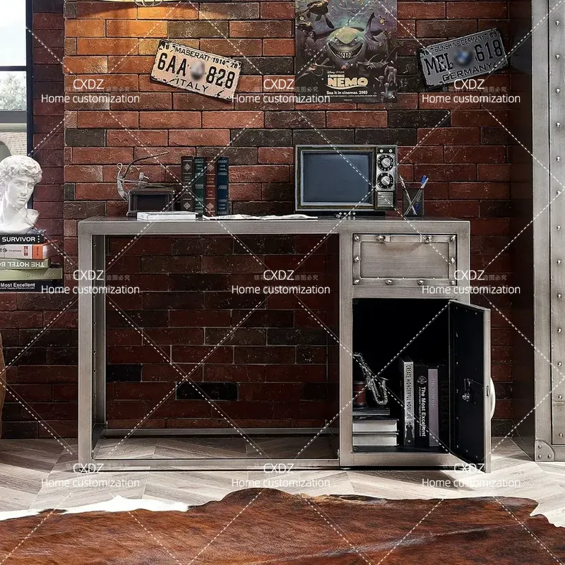 Industrial Style Computer Desk - Esports And Gaming Industry ulasan dan harga
