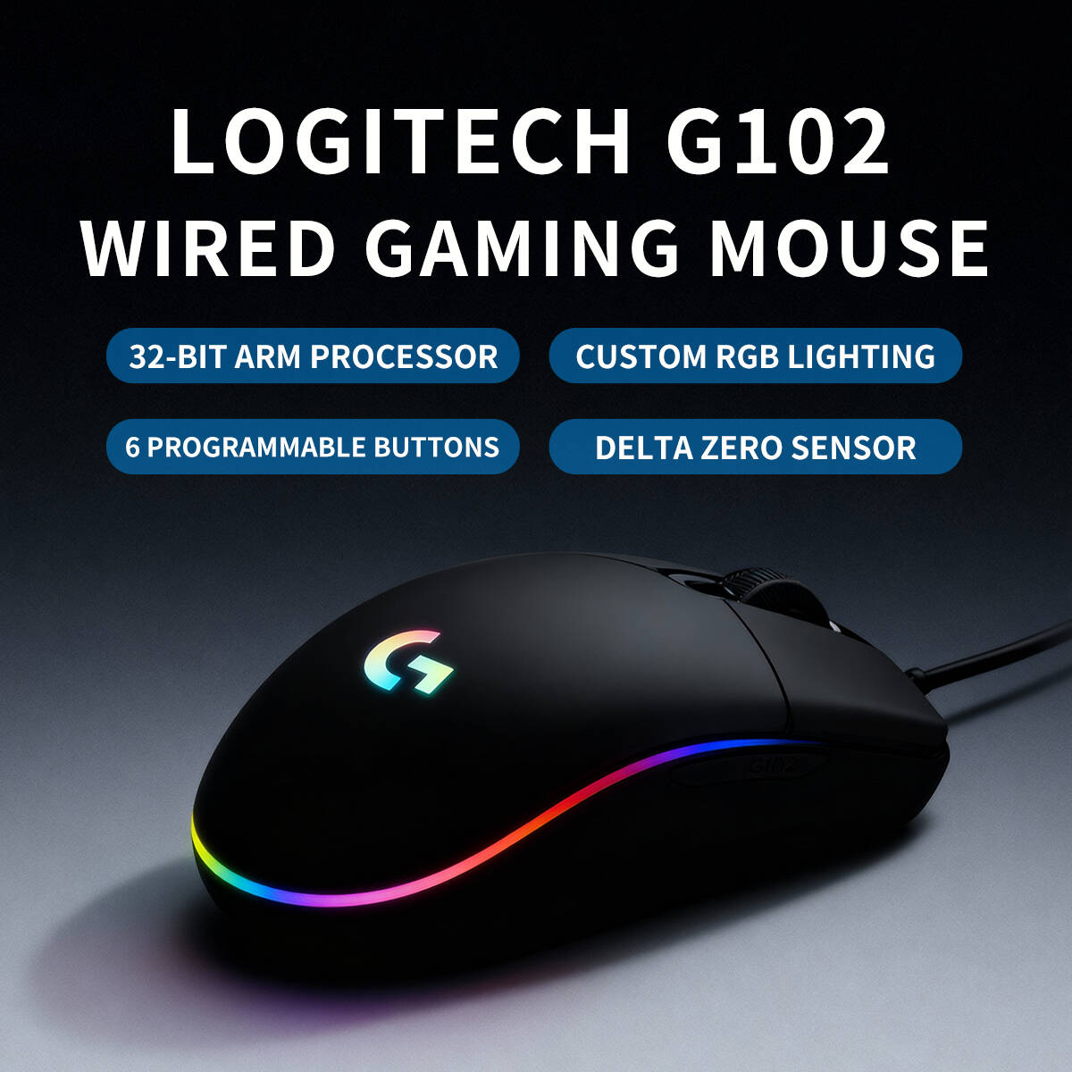 Logitech G102 Wired Gaming Mou - Esports Gaming Tournaments ulasan dan harga