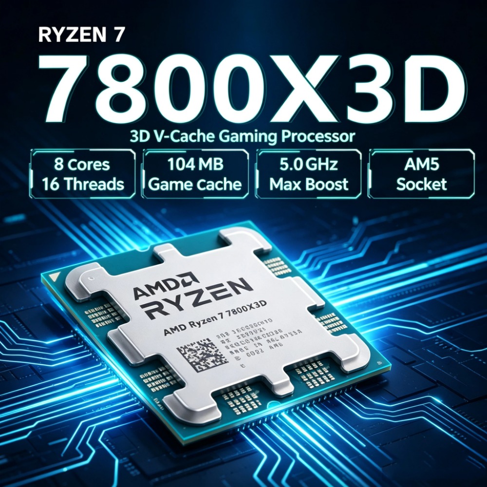 CPU AMD Ryzen 7 7800X3D Replac - Amd Cpu Ryzen 7 ulasan dan harga