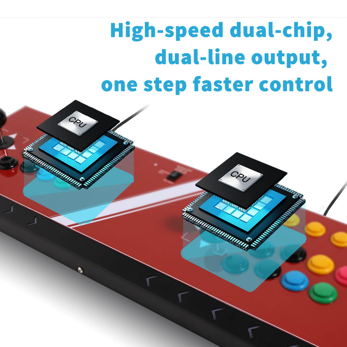 Double arcade stick multiple g - Esports Gaming Team ulasan dan harga