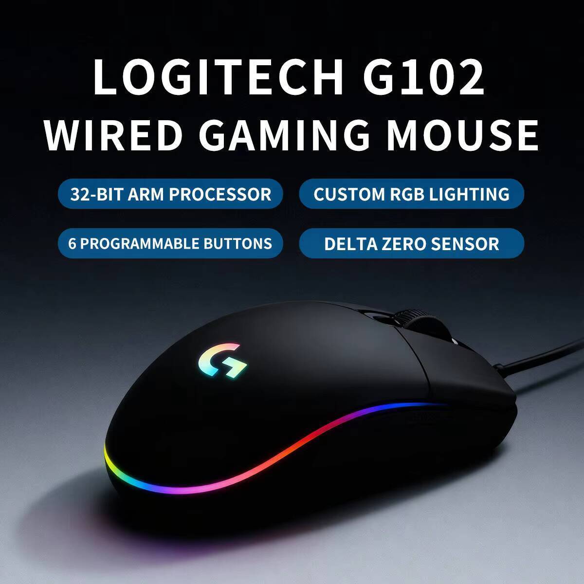 Logitech G102 Gaming Mouse 20M - Esports Gaming Tournaments ulasan dan harga