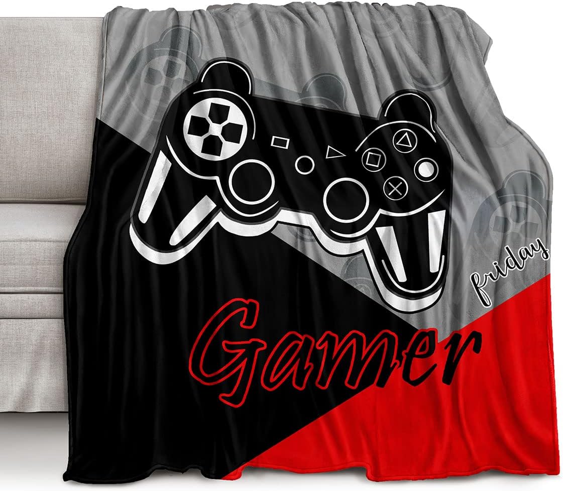 Jumbo Gaming Fleece Throw Blan - Esports Gaming Bed ulasan dan harga